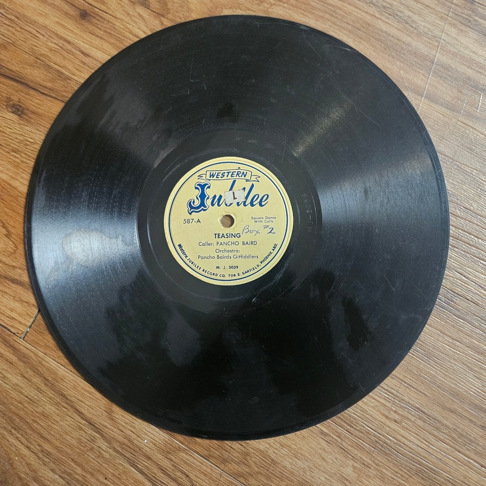 Pancho Baird's Gitfiddlers – Teasing / Corinna Western Jubilee 1955 78RPM V+/V+